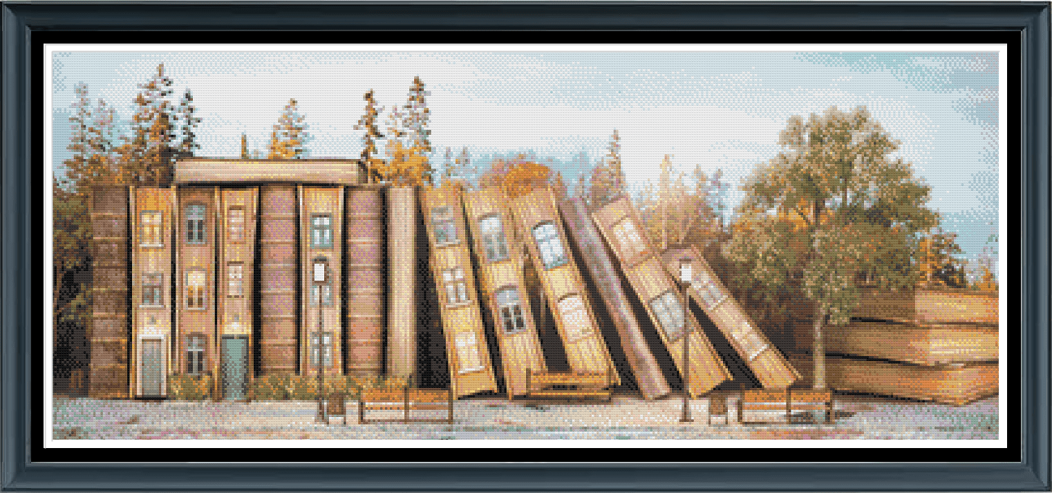 Stitching Jules Design Cross Stitch Pattern Book Street Digital Downloadable Cross Stitch Pattern