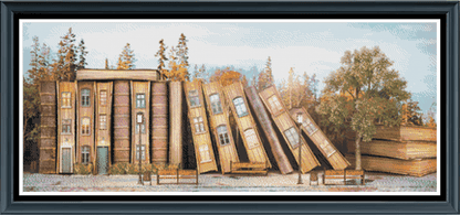 Stitching Jules Design Cross Stitch Pattern Book Street Digital Downloadable Cross Stitch Pattern
