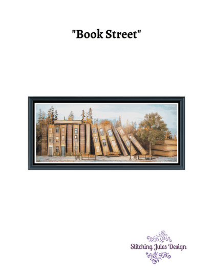 Stitching Jules Design Cross Stitch Pattern Book Street Digital Downloadable Cross Stitch Pattern