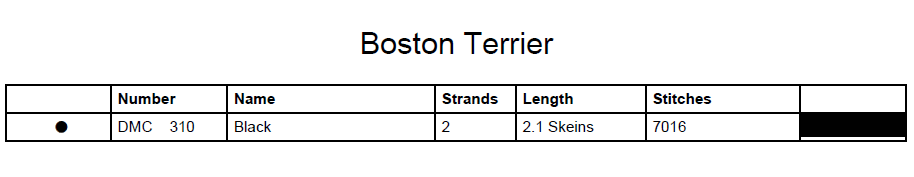 Stitching Jules Design Cross Stitch Pattern Boston Terrier Dog Breed Monochrome Counted Cross-Stitch Pattern (Digital Download)