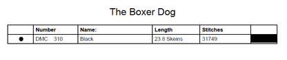 Stitching Jules Design Cross Stitch Pattern Boxer Cross Stitch Pattern | Boxer Dog Cross Stitch Pattern | Blackwork | Instant PDF Download And Physical Pattern Options