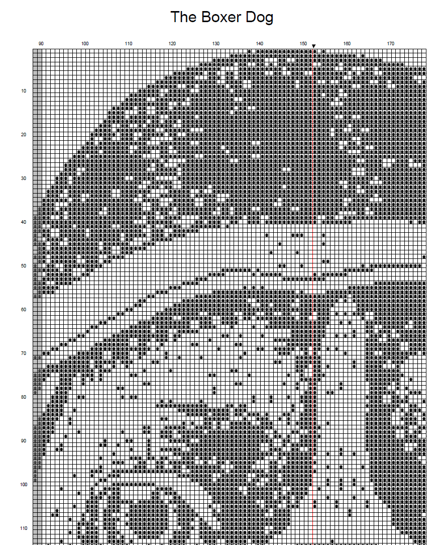 Stitching Jules Design Cross Stitch Pattern Boxer Cross Stitch Pattern | Boxer Dog Cross Stitch Pattern | Blackwork | Instant PDF Download And Physical Pattern Options