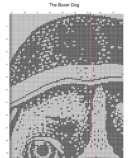 Stitching Jules Design Cross Stitch Pattern Boxer Cross Stitch Pattern | Boxer Dog Cross Stitch Pattern | Blackwork | Instant PDF Download And Physical Pattern Options