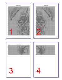 Thumbnail for Stitching Jules Design Cross Stitch Pattern Boxer Cross Stitch Pattern | Dog Cross Stitch Pattern | Blackwork | Digital PDF Download
