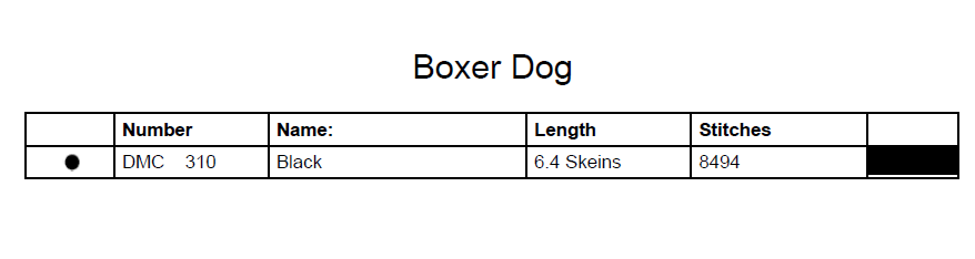 Stitching Jules Design Cross Stitch Pattern Boxer Cross Stitch Pattern | Dog Cross Stitch Pattern | Blackwork | Digital PDF Download
