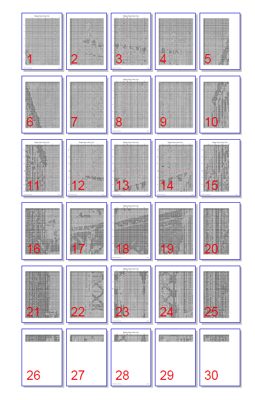 Stitching Jules Design Cross Stitch Pattern Brooklyn Bridge New York City Cross Stitch Embroidery Needlepoint Pattern PDF Download - Ready For Pattern Keeper