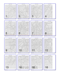 Thumbnail for Stitching Jules Design Cross Stitch Pattern Brussels Belgium City Map Monochrome Counted Cross Stitch Pattern (Digital Download)