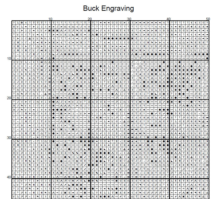 Stitching Jules Design Cross Stitch Pattern Buck Wildlife Hunting Full Coverage Large Counted Cross-Stitch Pattern (Digital Download)