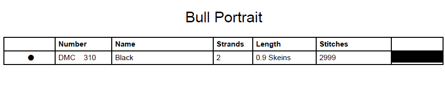 Stitching Jules Design Cross Stitch Pattern Bull Cow Farm Animal Mini Monochrome Counted Cross-Stitch Pattern (Digital Download)