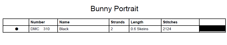 Stitching Jules Design Cross Stitch Pattern Bunny Rabbit Portrait Monochrome Animal Counted Cross-Stitch Pattern (Digital Download)