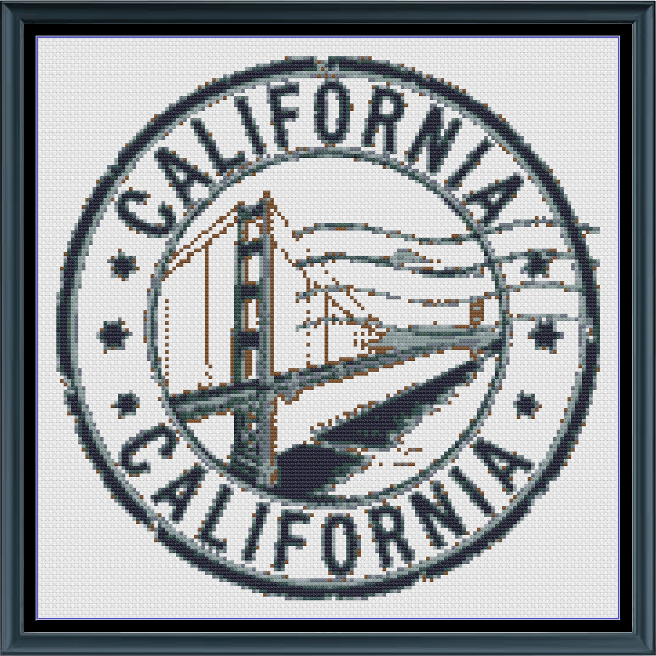 Stitching Jules Design Cross Stitch Pattern California