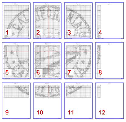 Stitching Jules Design Cross Stitch Pattern California