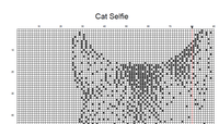 Thumbnail for Stitching Jules Design Cross Stitch Pattern Cat Cross Stitch Pattern | Feline Cross Stitch Pattern | Blackwork Cross Stitch Pattern | Physical And Digital PDF Download Pattern Options