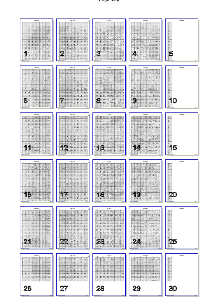 Stitching Jules Design Cross Stitch Pattern Cat Lover Pet Feline Tarot Card Full Coverage Counted Cross-Stitch Pattern (Digital Download)