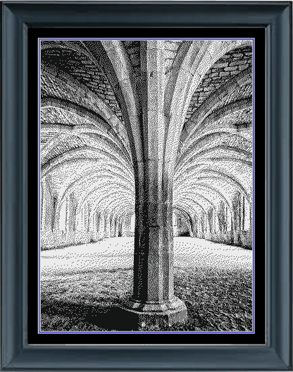 Stitching Jules Design Cross Stitch Pattern Cellarium Cross Stitch Pattern | Architecture Cross Stitch Pattern | Blackwork | Instant PDF Download
