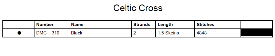 Stitching Jules Design Cross Stitch Pattern Celtic Cross Monochrome Counted Cross-Stitch Pattern (Digital Download)