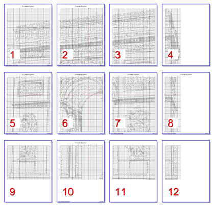 Stitching Jules Design Cross Stitch Pattern Champs-Elysees Monochrome