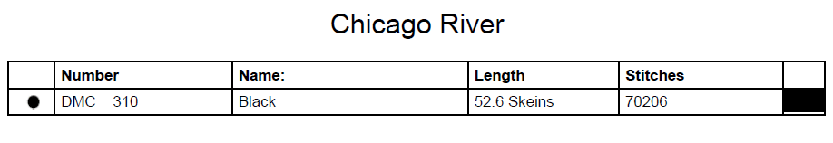 Stitching Jules Design Cross Stitch Pattern Chicago River Riverwalk Monochrome Cross Stitch Pattern Instant PDF Download