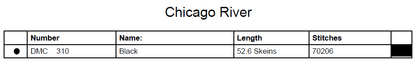 Stitching Jules Design Cross Stitch Pattern Chicago River Riverwalk Monochrome Cross Stitch Pattern Instant PDF Download