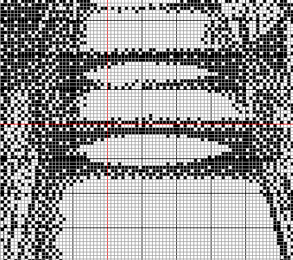 Stitching Jules Design Cross Stitch Pattern Chicago River Riverwalk Monochrome Cross Stitch Pattern Instant PDF Download