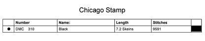 Stitching Jules Design Cross Stitch Pattern Chicago Windy City Counted Cross-Stitch Pattern | Windy City | Monochrome Blackwork | Instant Download PDF