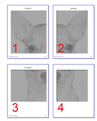 Thumbnail for Stitching Jules Design Cross Stitch Pattern Chihuahua Cross Stitch Pattern | Dog Cross Stitch Pattern | Blackwork | Instant PDF Download And Physical Pattern Options