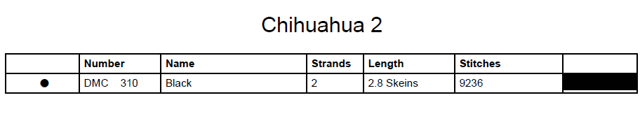 Stitching Jules Design Cross Stitch Pattern Chihuahua Dog Breed Monochrome Counted Cross-Stitch Pattern (Digital Download)