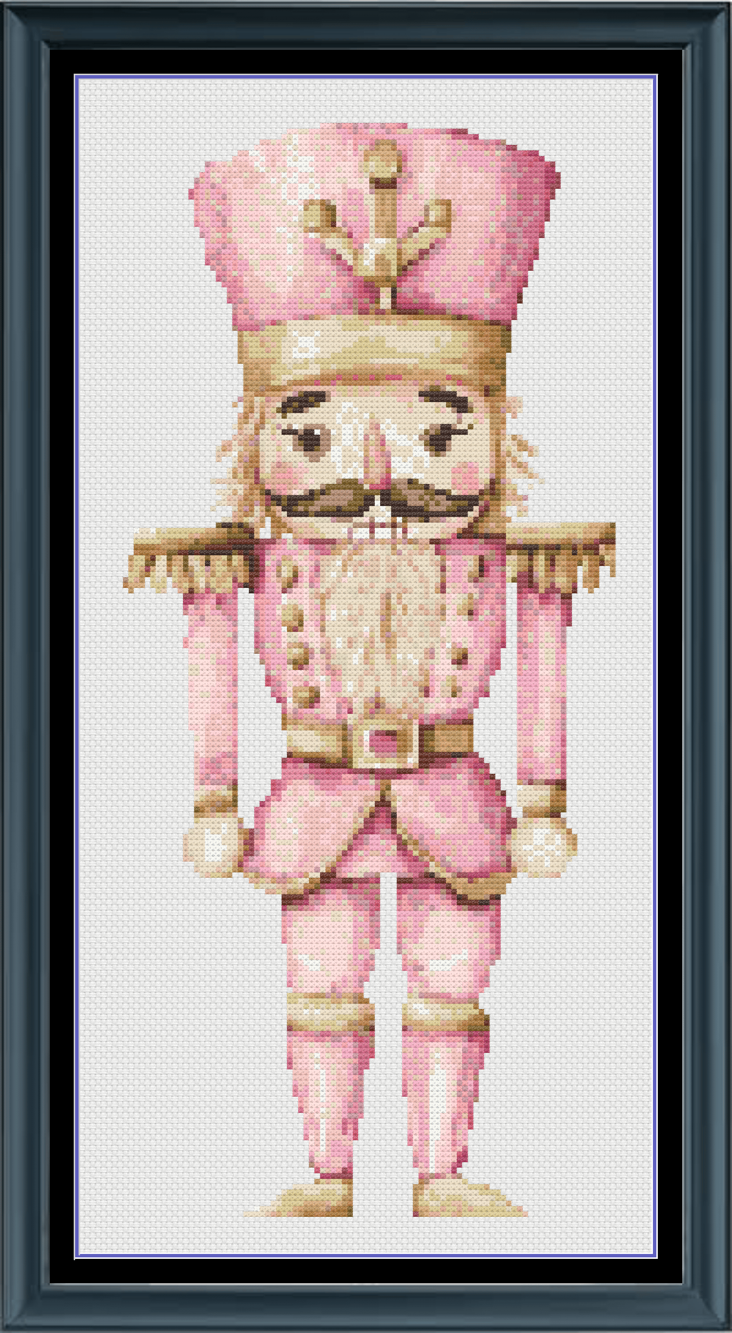 Stitching Jules Design Cross Stitch Pattern Christmas Soldier Nutcracker Counted Cross-Stitch Pattern (Digital Download)