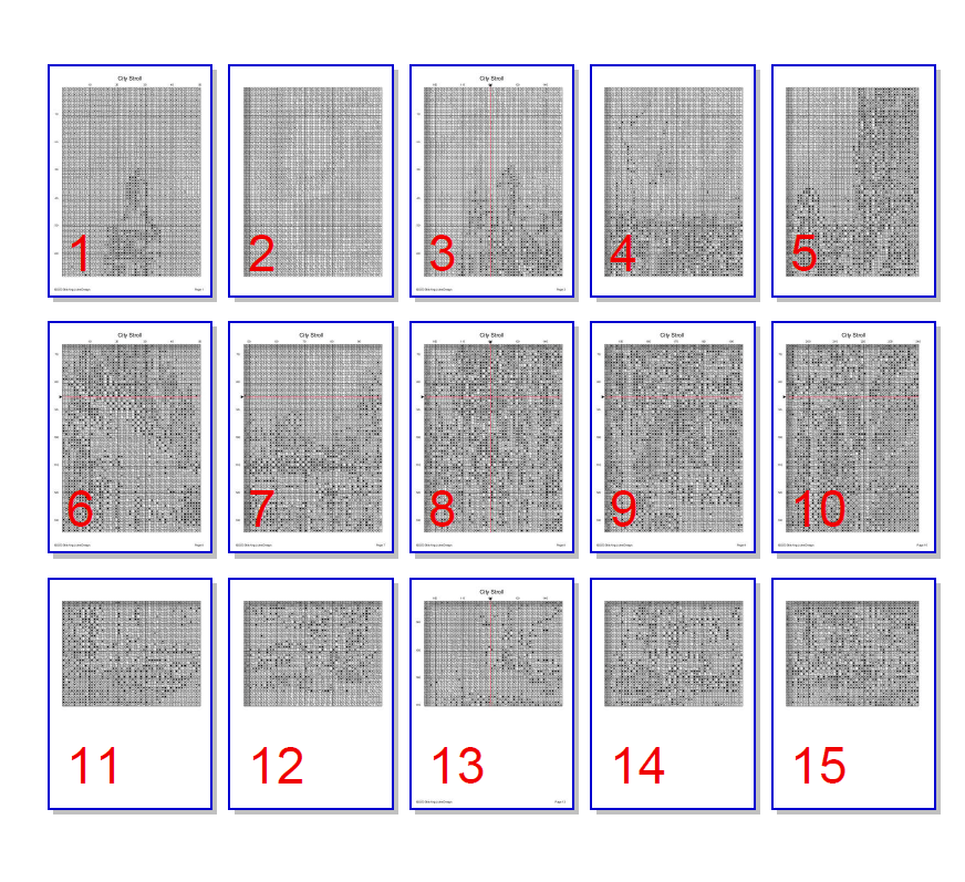 Stitching Jules Design Cross Stitch Pattern City Cross Stitch Pattern | Painting Cross Stitch Pattern | Digital PDF Download