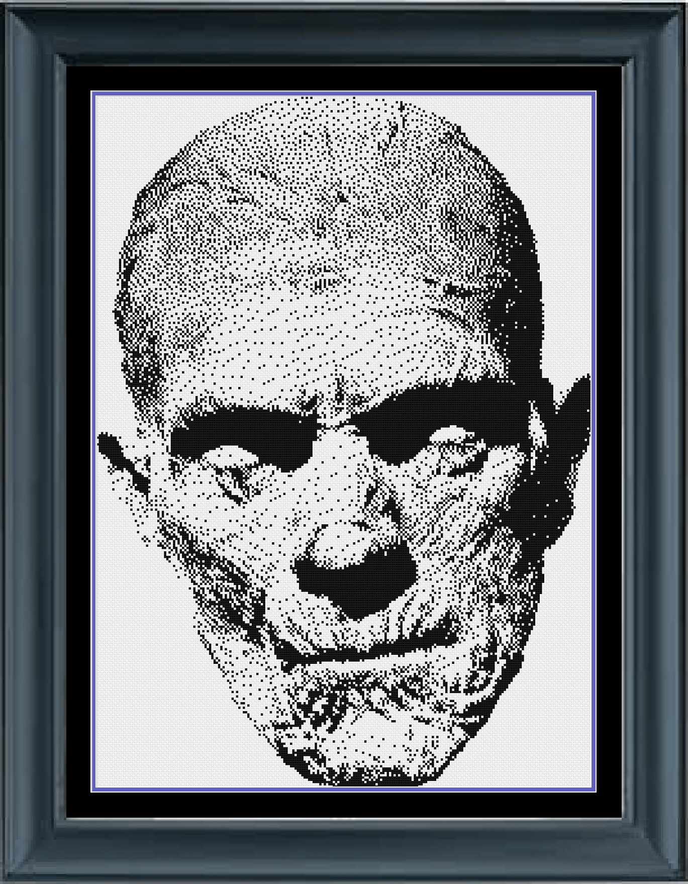 Stitching Jules Design Cross Stitch Pattern Classic Horror Movie Monsters Cross-Stitch Bundle | Monochrome Blackwork | Instant PDF Download