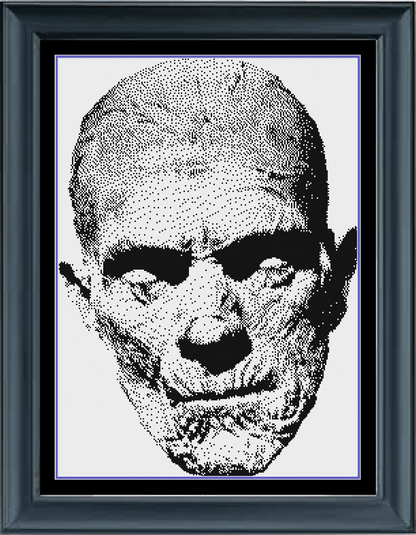 Stitching Jules Design Cross Stitch Pattern Classic Horror Movie Monsters Cross-Stitch Bundle | Monochrome Blackwork | Instant PDF Download