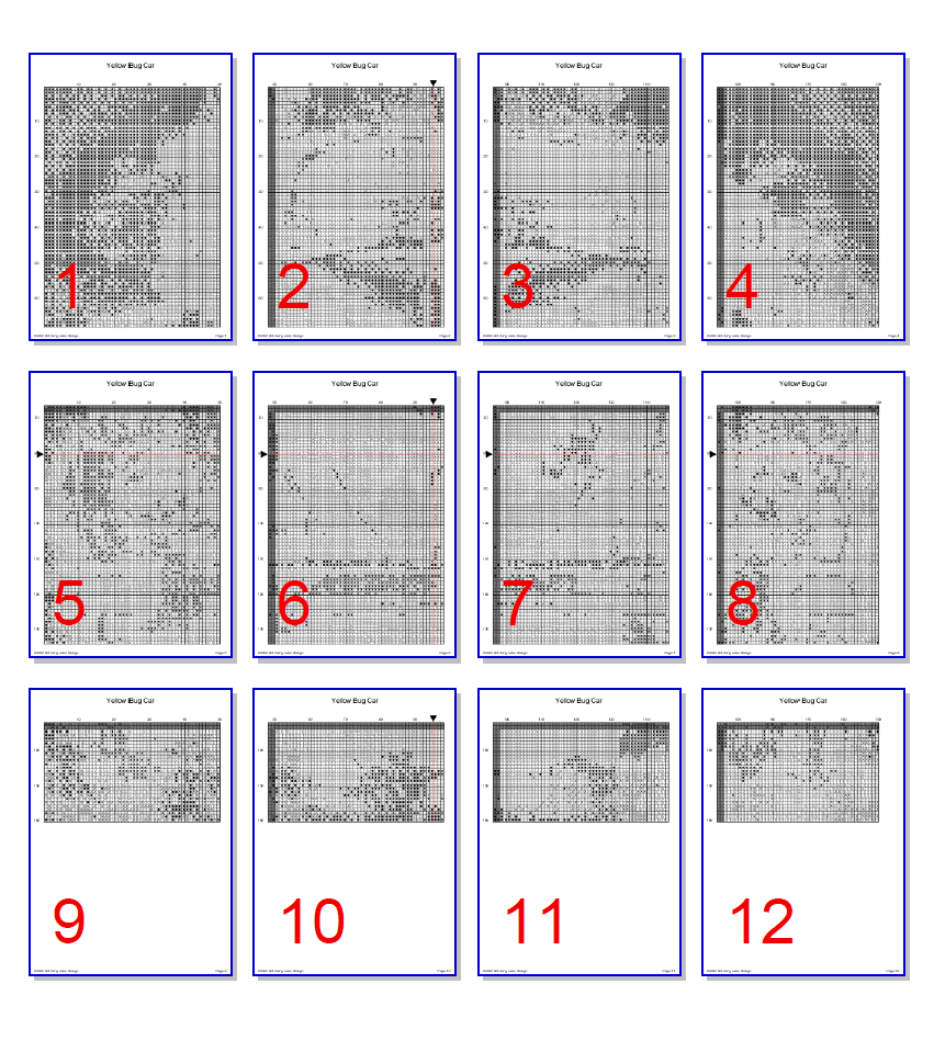 Classic VW Bug Car Counted Cross-Stitch Pattern | Instant Download PDF – Stitching Jules Design classic-vw-bug-car-counted-cross-stitch-pattern-instant-download-pdf-stitching-jules-design