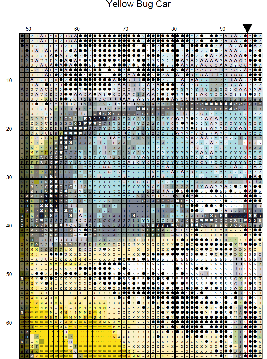 Vw Pattern Vw Cross Stitch