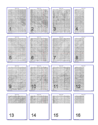 Stitching Jules Design Cross Stitch Pattern Colorful Kaleidoscope Full Coverage Counted Cross-Stitch Pattern (Digital Download)