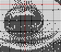 Thumbnail for Stitching Jules Design Cross Stitch Pattern Cool Racoon Monochrome Blackwork Cross-Stitch Pattern Instant Download PDF
