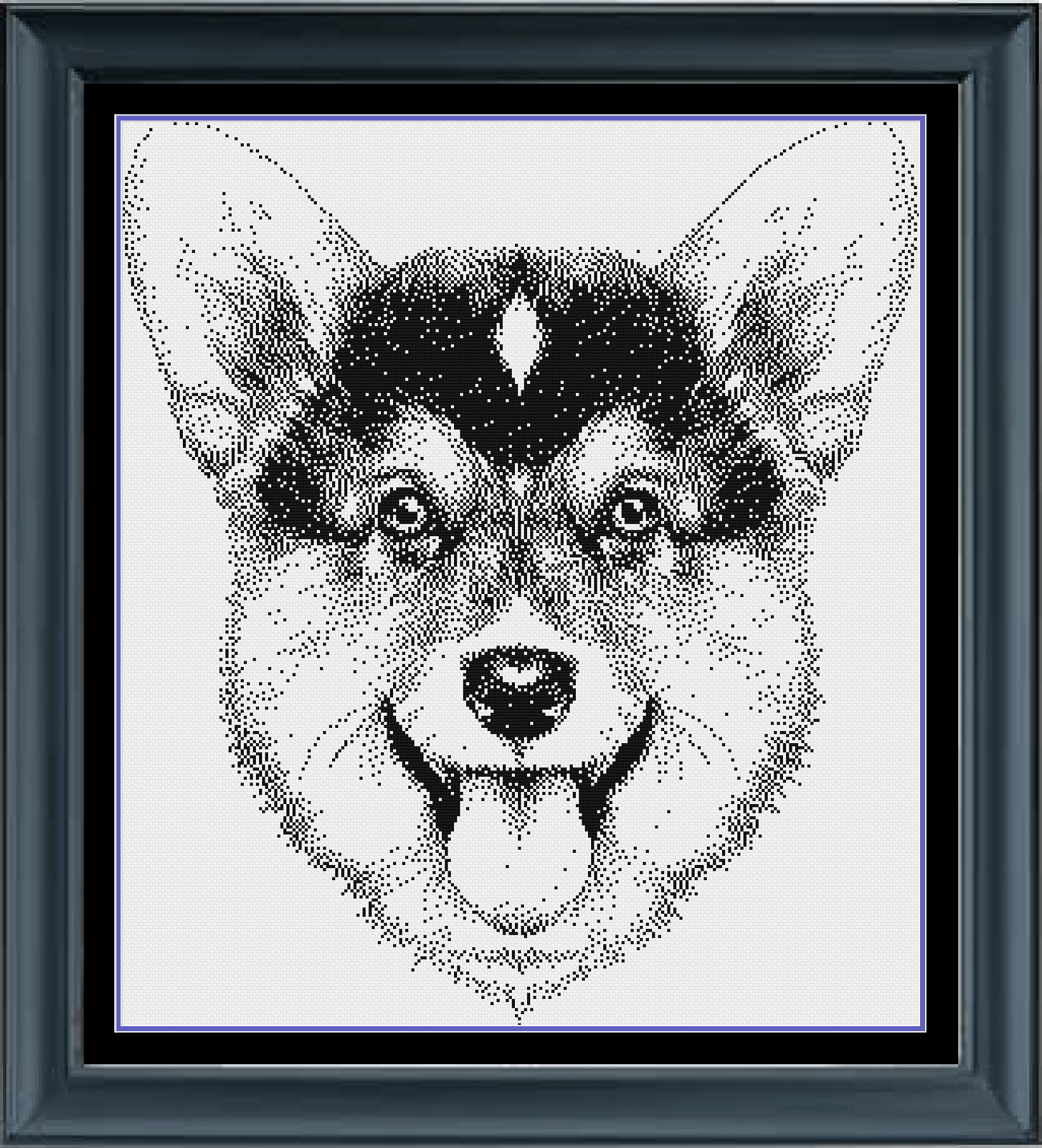 Stitching Jules Design Cross Stitch Pattern Instant PDF Download - $10 Corgi Cross Stitch Pattern | Dog Breed Cross Stitch Pattern | Blackwork | Instant PDF Download And Physical Pattern Options