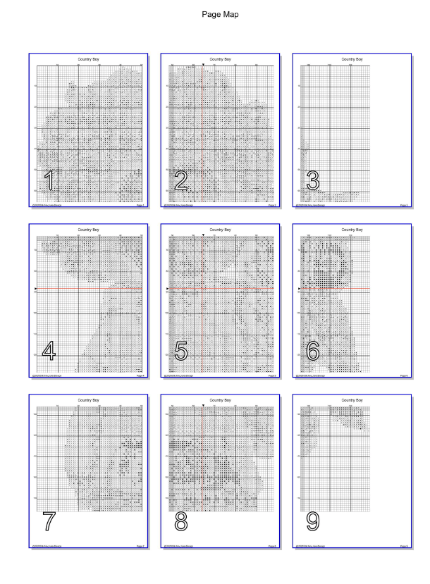 Stitching Jules Design Cross Stitch Pattern Country Boy Owl Folksy Counted Cross-Stitch Pattern (Digital Download)