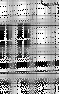 Thumbnail for Stitching Jules Design Cross Stitch Pattern Country House Monochrome Cross Stitch Pattern Instant PDF Download