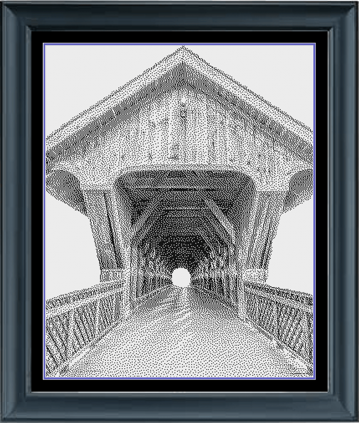 Covered Bridge Cross Stitch Pattern | Bridge Cross Stitch Pattern | Bl ...
