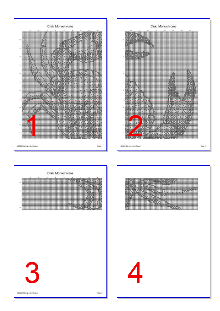 Stitching Jules Design Cross Stitch Pattern Crab Crustacean Animal Ocean Monochrome Black White Counted Cross Stitch Pattern PDF Digital Download Pattern Keeper Ready