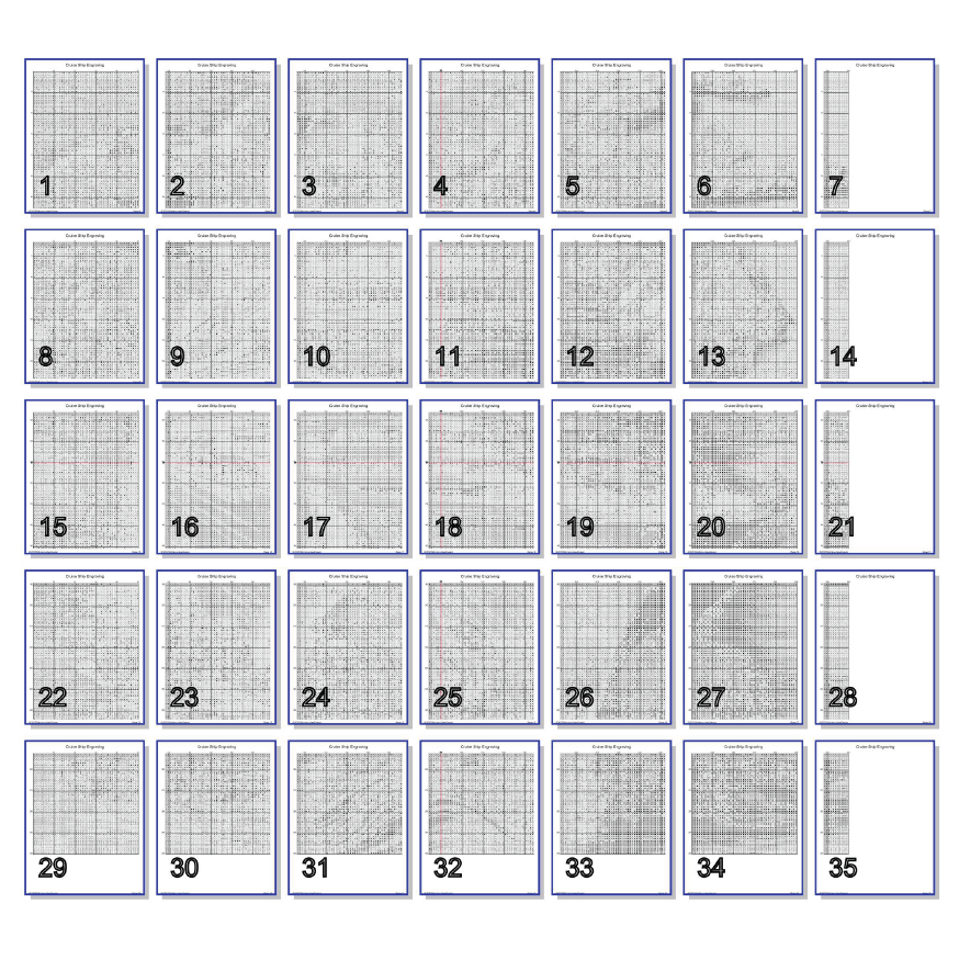 Stitching Jules Design Cross Stitch Pattern Cruise Ship Carving Large Full Coverage Counted Cross-Stitch Pattern (Digital Download)