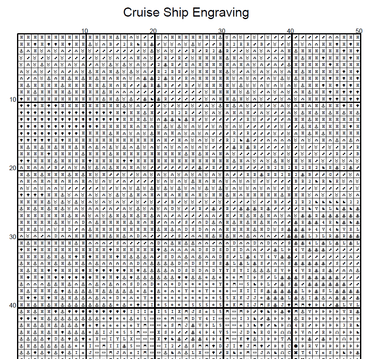 Stitching Jules Design Cross Stitch Pattern Cruise Ship Carving Large Full Coverage Counted Cross-Stitch Pattern (Digital Download)