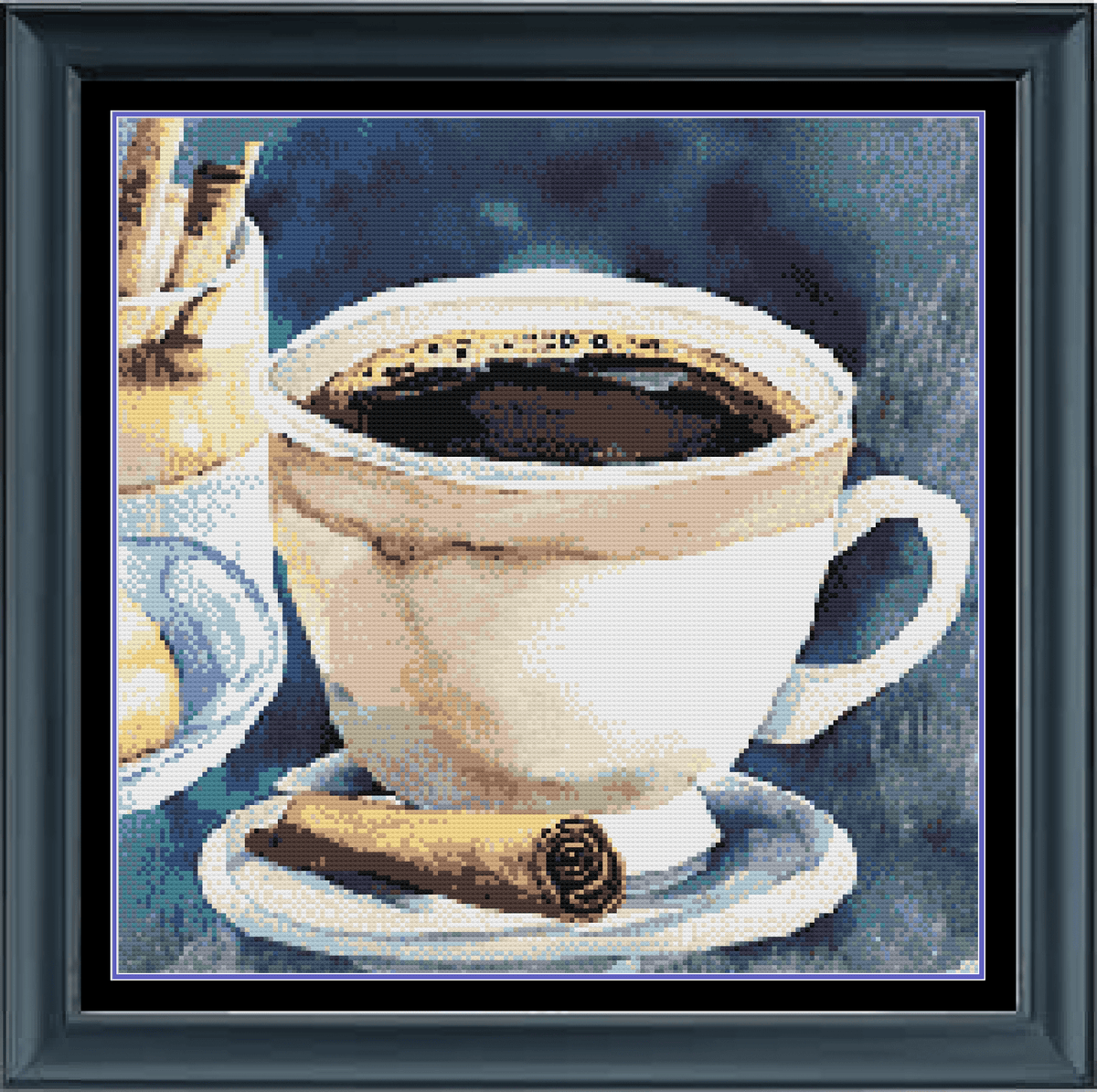 Stitching Jules Design Cross Stitch Pattern Cup Of Coffee Morning Brew Cross Stitch Embroidery Needlepoint Pattern PDF Download - Ready For Pattern Keeper