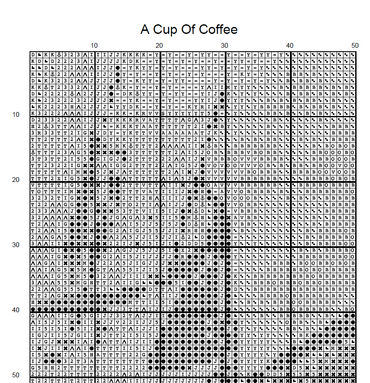 Stitching Jules Design Cross Stitch Pattern Cup Of Coffee Morning Brew Cross Stitch Embroidery Needlepoint Pattern PDF Download - Ready For Pattern Keeper