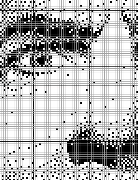 Stitching Jules Design Cross Stitch Pattern Dracula Horror Halloween Cross Stitch Pattern Monochrome Instant PDF Download