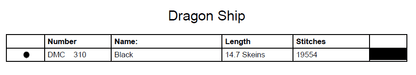 Stitching Jules Design Cross Stitch Pattern Dragon Boat Monochrome Cross Stitch Pattern Instant PDF Download