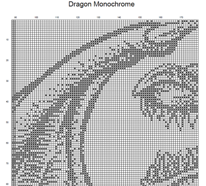 Stitching Jules Design Cross Stitch Pattern Dragon Cross Stitch Pattern | Fantasy Cross Stitch Pattern | Blackwork | Instant PDF Download And Physical Pattern Options