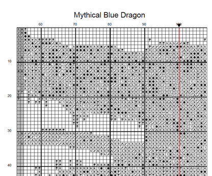 Stitching Jules Design Cross Stitch Pattern Dragon Cross Stitch Pattern | Fantasy Cross Stitch Pattern | Physical And Instant PDF Download Pattern Options