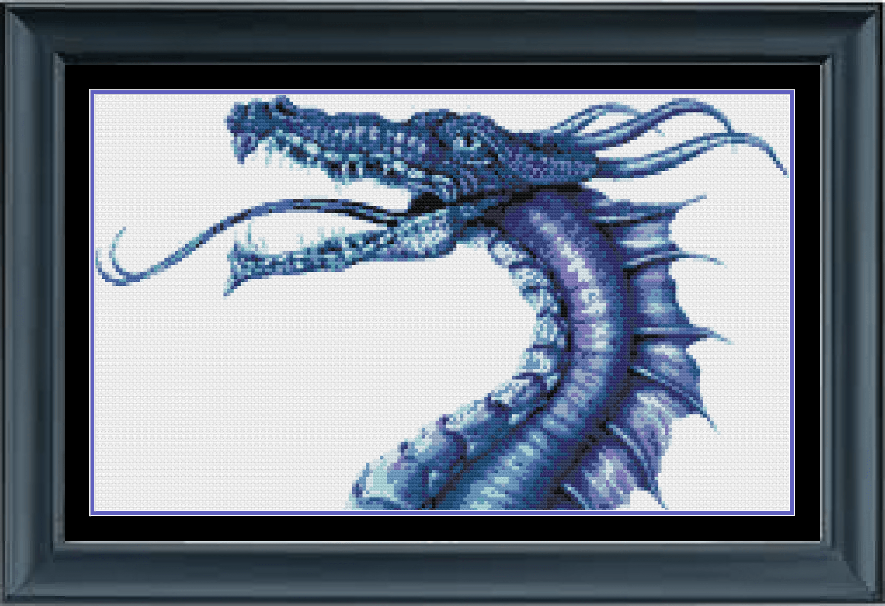 Stitching Jules Design Cross Stitch Pattern Physical Pattern - $15 Dragon Cross Stitch Pattern | Fantasy Cross Stitch Pattern | Physical And Instant PDF Download Pattern Options