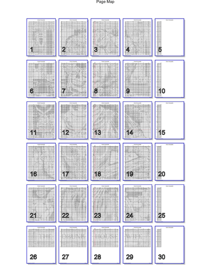 Stitching Jules Design Cross Stitch Pattern Drunk Housewife Tarot Card Skeleton Full Coverage Counted Cross-Stitch Pattern (Digital Download)